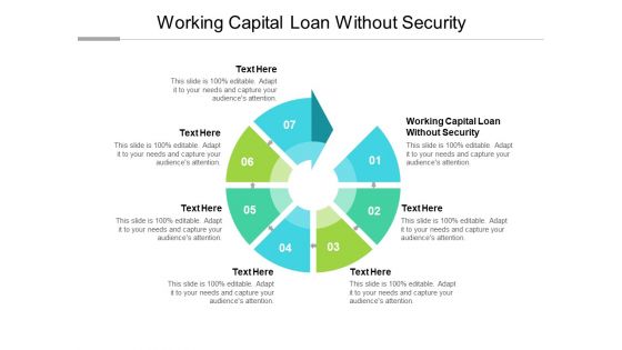 Working Capital Loan Without Security Ppt PowerPoint Presentation Slides Samples Cpb