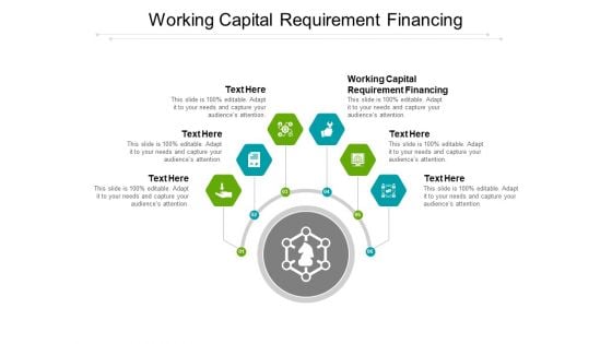 Working Capital Requirement Financing Ppt PowerPoint Presentation Inspiration Background Image Cpb