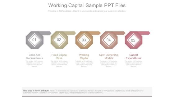 Working Capital Sample Ppt Files