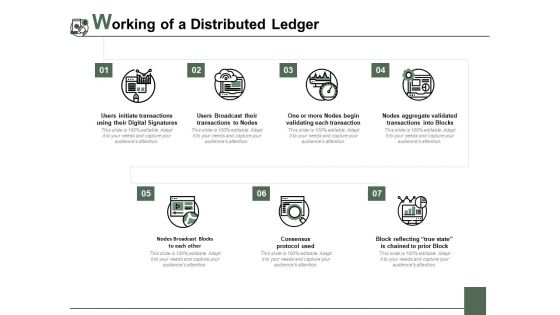 Working Of A Distributed Ledger Ppt PowerPoint Presentation Icon Portrait