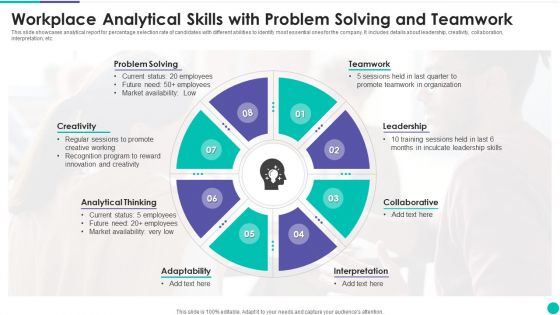 Workplace Analytical Skills With Problem Solving And Teamwork Background PDF Workplace Analytical Skills With Problem Solving And Teamwork Background PDF
