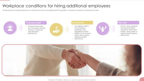 Workplace Conditions For Hiring Additional Employees Professional PDF