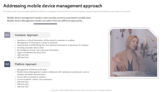 Workplace Portable Device Monitoring And Administration Addressing Mobile Device Management Approach Guidelines PDF