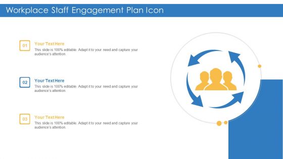 Workplace Staff Engagement Plan Icon Portrait PDF