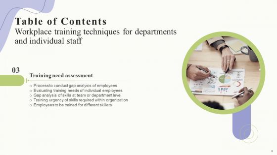 Workplace Training Techniques For Departments And Individual Staff Ppt PowerPoint Presentation Complete Deck With Slides