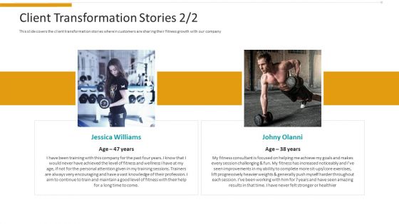 Workplace Wellness Client Transformation Stories Grid Summary PDF