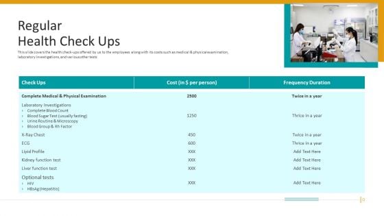Workplace Wellness Regular Health Check Ups Download PDF Workplace Wellness Regular Health Check Ups Download PDF