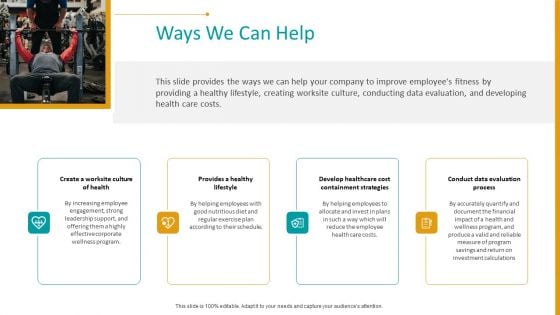 Workplace Wellness Ways We Can Help Template PDF Workplace Wellness Ways We Can Help Template PDF