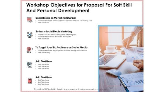 Workshop Objectives For Proposal For Soft Skill And Personal Development Download PDF