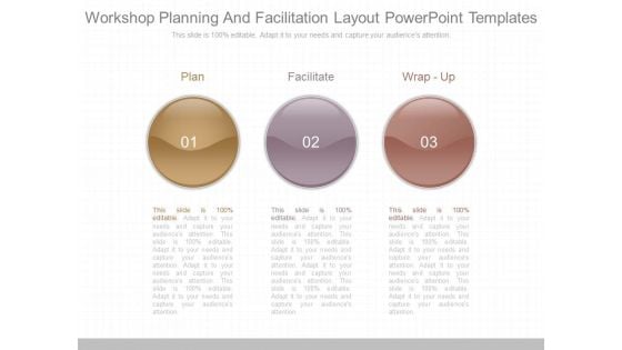 Workshop Planning And Facilitation Layout Powerpoint Templates