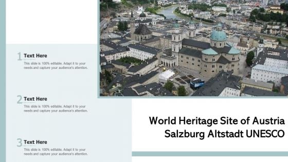 World Heritage Site Of Austria Salzburg Altstadt Unesco Ppt PowerPoint Presentation File Designs PDF