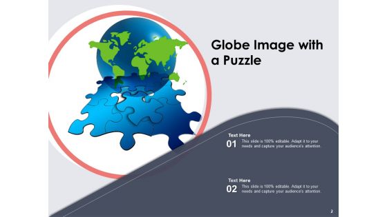 World Jigsaw Puzzle Globe Image Globe Puzzle Ppt PowerPoint Presentation Complete Deck