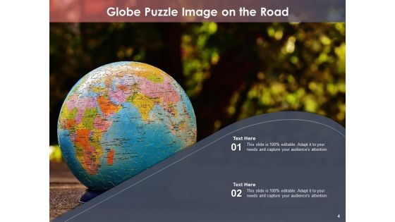 World Jigsaw Puzzle Globe Image Globe Puzzle Ppt PowerPoint Presentation Complete Deck