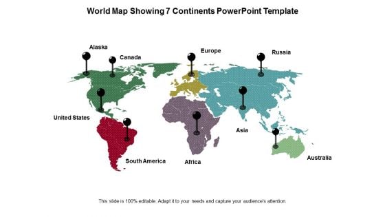 World Map Free PowerPoint Diagram