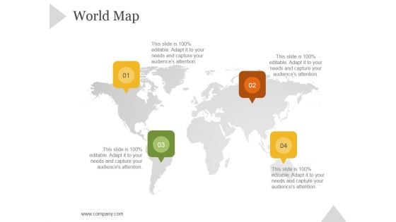 World Map Ppt PowerPoint Presentation Show