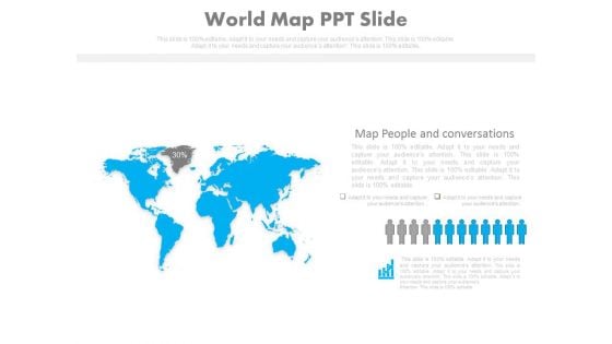 World Map Ppt Slide