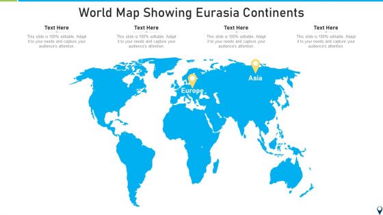 World Map Showing Eurasia Continents Themes PDF