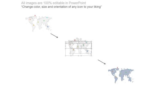 World Map With Different Locations Pins Powerpoint Slides Slide02