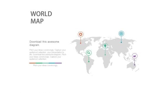 World Map With Icons For Global Business Powerpoint Slides World Map With Icons For Global Business Powerpoint Slides