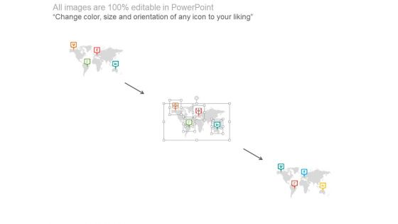 World Map With Popular Social Media Icons Powerpoint Slides