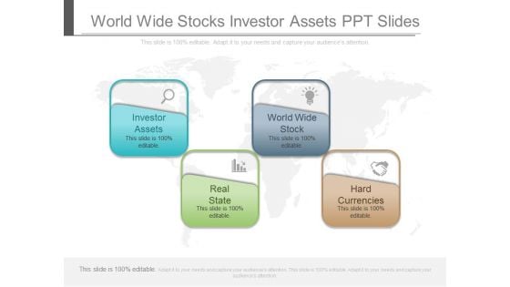 World Wide Stocks Investor Assets Ppt Slides