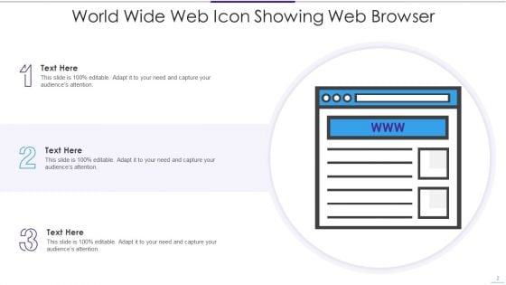 World Wide Web Icon Ppt PowerPoint Presentation Complete With Slides