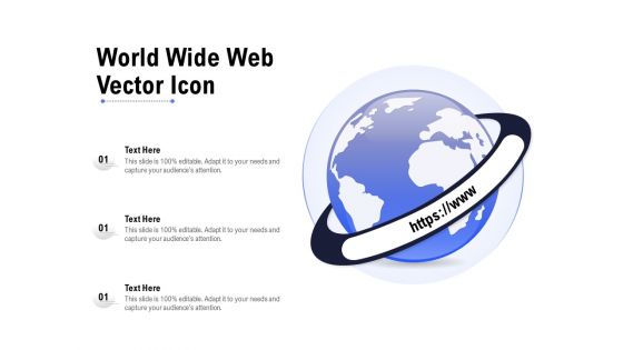 World Wide Web Vector Icon Ppt PowerPoint Presentation Slides Maker PDF