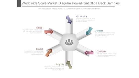 Worldwide Scale Market Diagram Powerpoint Slide Deck Samples