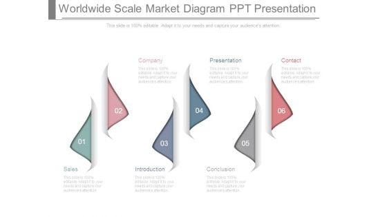 Worldwide Scale Market Diagram Ppt Presentation