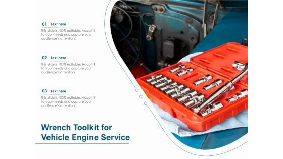 Wrench Toolkit For Vehicle Engine Service Ppt PowerPoint Presentation Gallery Layout Ideas PDF