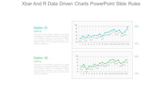 Xbar And R Data Driven Charts Powerpoint Slide Rules