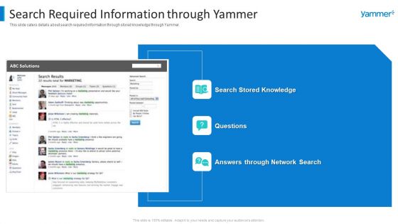 Yammer Capital Fundraising Search Required Information Through Yammer Rules PDF