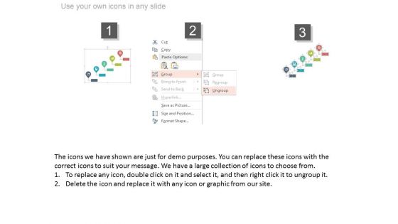 Year Based Timeline With Icons Powerpoint Slides