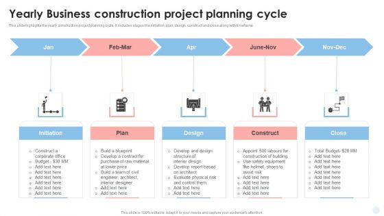 Yearly Business Construction Project Planning Cycle Information PDF Yearly Business Construction Project Planning Cycle Information PDF