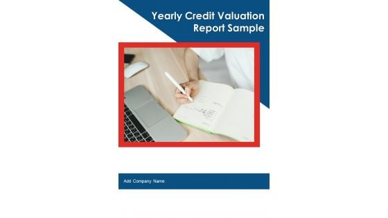 Yearly Credit Valuation Report Sample One Pager Documents