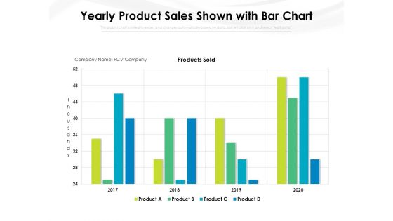 Yearly Product Sales Shown With Bar Chart Ppt PowerPoint Presentation File Gridlines PDF Yearly Product Sales Shown With Bar Chart Ppt PowerPoint Presentation File Gridlines PDF