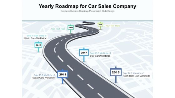 Yearly Roadmap For Car Sales Company Ppt PowerPoint Presentation File Portfolio