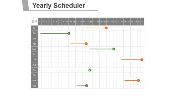 Yearly Scheduler Ppt PowerPoint Presentation Tips