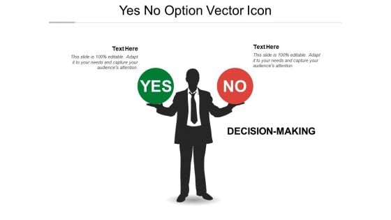 Yes No Option Vector Icon Ppt PowerPoint Presentation Pictures Good