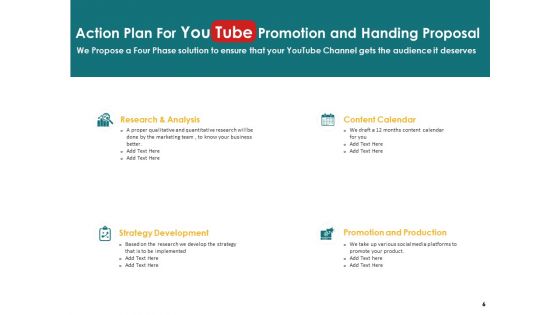 You Tube Promotion And Handing Proposal Ppt PowerPoint Presentation Complete Deck With Slides