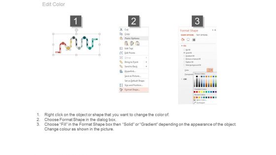 Zigzag Business Roadmap Infographics Powerpoint Slides