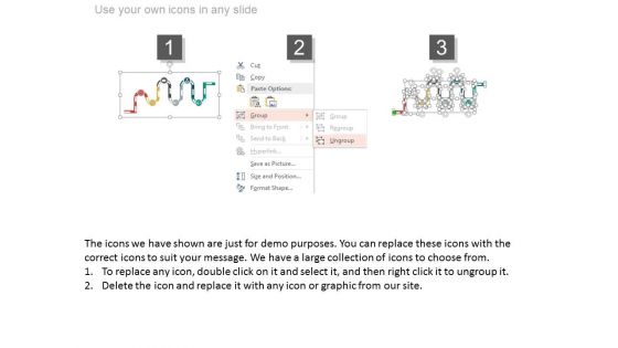 Zigzag Business Roadmap Infographics Powerpoint Slides