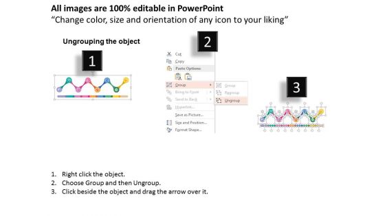 Zigzag Steps Timeline Infographic Powerpoint Templates