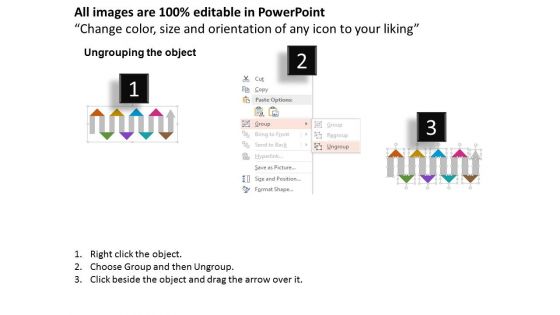 Zigzag Timeline Infographic Illustration Powerpoint Template