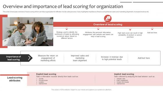 A19 Phone Sales Strategy To Drive Overview And Importance Of Lead Scoring Strategy SS V