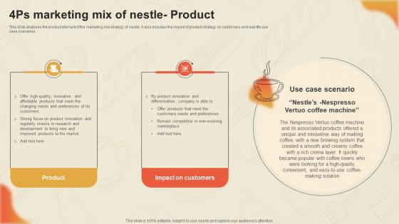 A50 Decoding Nestles Marketing Game 4ps Marketing Mix Of Nestle Product Strategy SS V