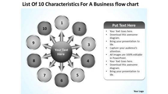 A Business PowerPoint Templates Download Flow Chart Business Cycle Arrow Diagram Slides