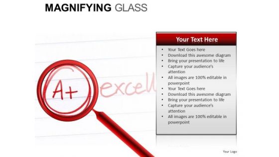 A Education Magnifying Glass PowerPoint Slides And Ppt Diagram Templates