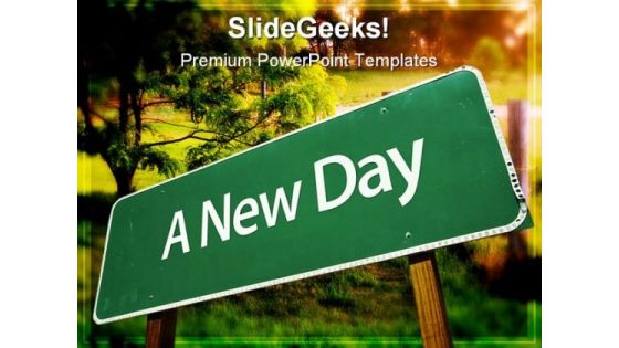 A New Day Nature PowerPoint Templates And PowerPoint Backgrounds 0711 A New Day Nature PowerPoint Templates And PowerPoint Backgrounds 0711