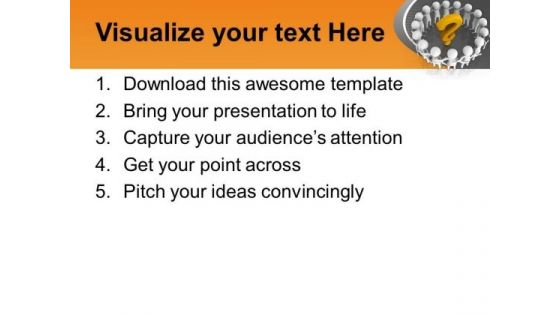 A Team Can Solve The Issue PowerPoint Templates Ppt Backgrounds For Slides 0713